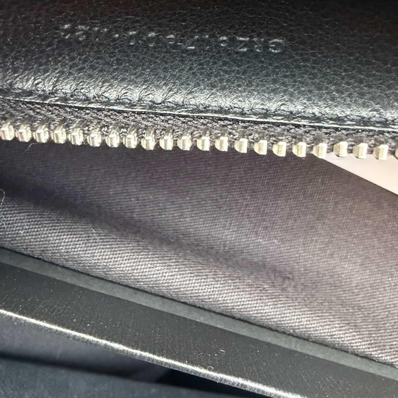Saint Laurent Black Leather Card Holder - Picture 3 of 7